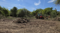 Tăuții Măgherăuș: Au început lucrările pentru amenajarea spațiului verde din zona Lac Hoșteze