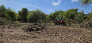 Tăuții Măgherăuș: Au început lucrările pentru amenajarea spațiului verde din zona Lac Hoșteze