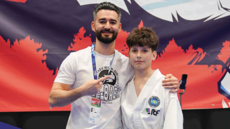 Andrei Marius Mihalka, campion național la tehnici speciale în cadrul Campionatului Național de Taekwon-do ITF pentru Juniori