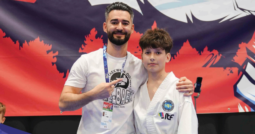Andrei Marius Mihalka, campion național la tehnici speciale în cadrul Campionatului Național de Taekwon-do ITF pentru Juniori