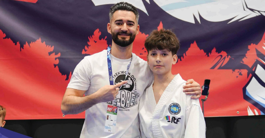 Andrei Marius Mihalka, campion național la tehnici speciale în cadrul Campionatului Național de Taekwon-do ITF pentru Juniori