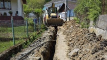 În Băița continuă lucrările la rețeaua de gaze naturale