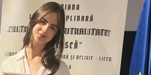 Premiu special la Olimpiada Națională de Cultură și Spiritualitate Românească pentru o elevă de la Colegiul „Vasile Lucaciu” Baia Mare