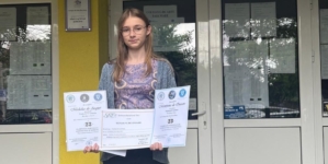 Eleva Gabriela Teșileanu, rezultate remarcabile la olimpiadele de științe