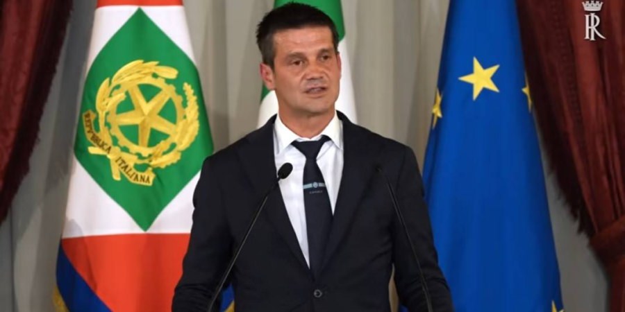 Cristi Chivu, discurs la Palazzo Quirinale în fața președintelui Italiei înainte de finala Cupei Italiei