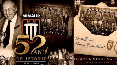 Astăzi, 14 mai, CS Minaur Baia Mare împlinește 52 de ani
