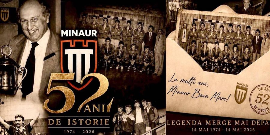 Astăzi, 14 mai, CS Minaur Baia Mare împlinește 52 de ani