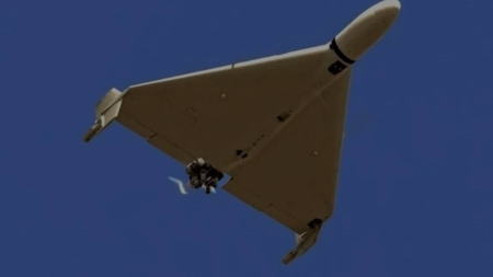 Dronă fără încărcătură explozivă găsită căzută la Băsești, Maramureș