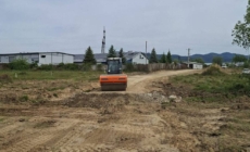 Trafic deviat la Satu Nou de Jos: a început amenajarea unei rute alternative