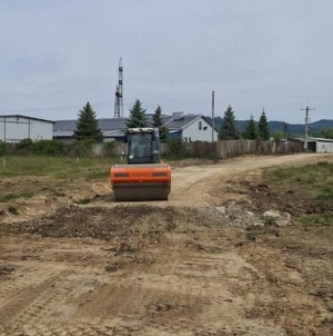 Trafic deviat la Satu Nou de Jos: a început amenajarea unei rute alternative