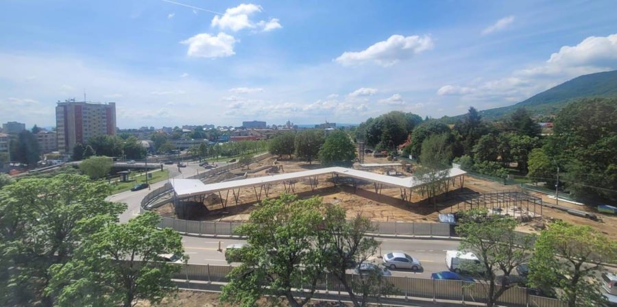 Piața Universității din Baia Mare va avea prima fântână de ceață din oraș