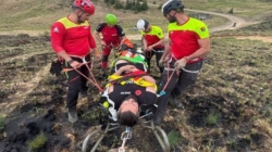 Bărbat accidentat în timpul unei curse de motocross, salvat de Salvamont Maramureș