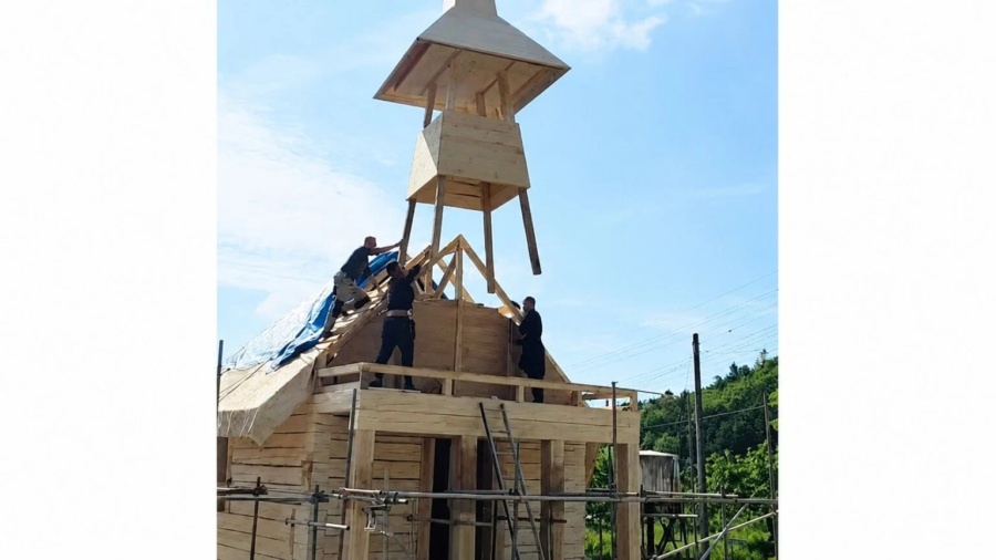 În Japonia se construiește prima biserică ortodoxă românească în stil maramureșean