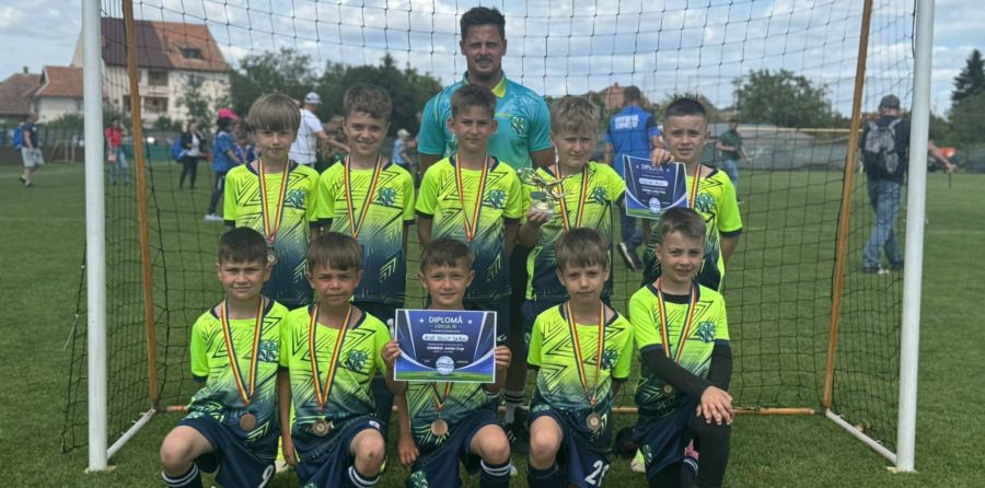 Academia de Fotbal „Dănuț Sabou” – locul 3 la Someșul Junior Cup