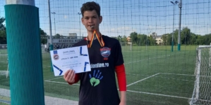 Medalie de argint pentru un sportiv de la Academia „Emeric Dembroschi” din Sighet la „Bătălia portarilor”