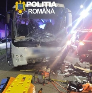 Accident cu cinci răniți provocat de o șoferiță aflată sub influența alcoolului