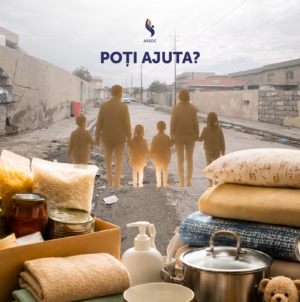 Asociația ASSOC din Baia Mare organizează o campanie de donații pentru sprijinirea unei familii de refugiați din Irak