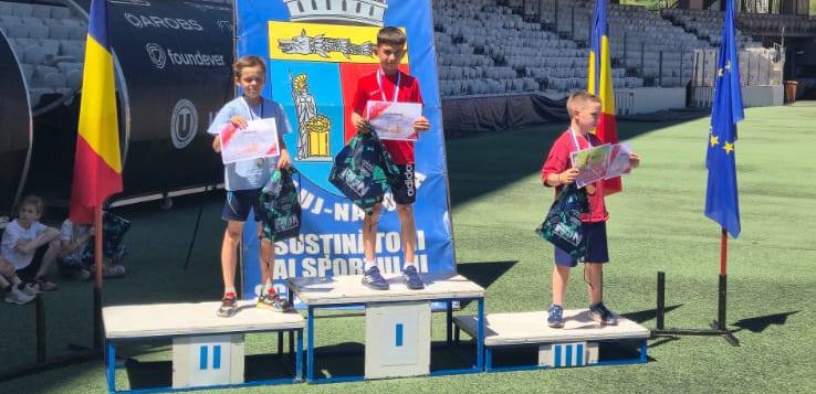 Medalie de aur pentru CSS Sighet la atletism U10