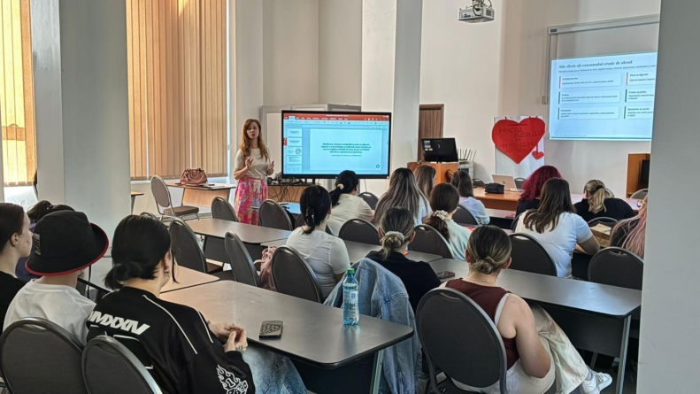 Studenții băimăreni, informați despre efectele alcoolului asupra organismului