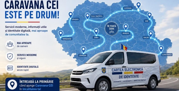 Caravana CEI, în sprijinul celor care vor cărți electronice de identitate