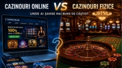 Cazinouri online vs cazinouri fizice: unde ai, de fapt, șanse mai bune de câștig?
