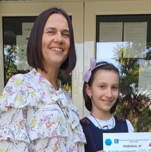 Premiul III pentru eleva Timiș Casiana de la Colegiul de Arte Baia Mare, în cadrul Concursului Județean de Matematică „Micii Șincaiști”