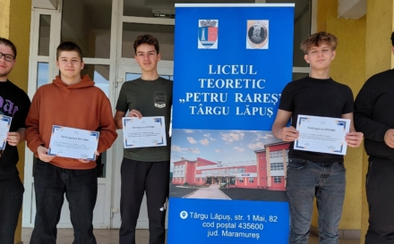 Elevi de la Liceul Teoretic „Petru Rareș” Târgu Lăpuș, calificați în finala Concursului Internațional de Securitate Cibernetică