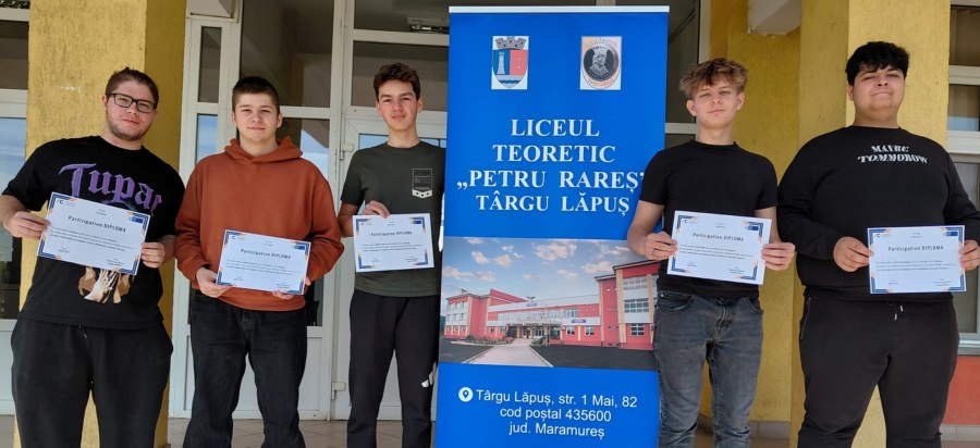 Elevi de la Liceul Teoretic „Petru Rareș” Târgu Lăpuș, calificați în finala Concursului Internațional de Securitate Cibernetică
