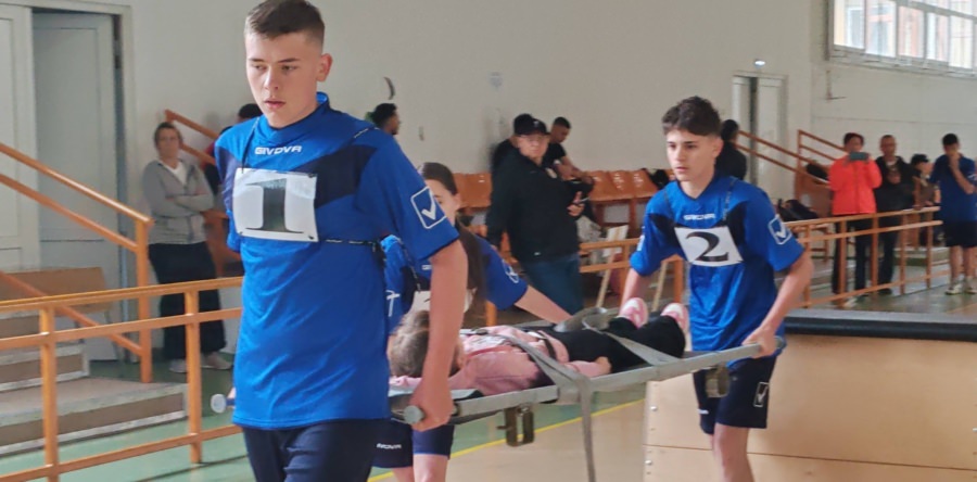 S-a desfășurat etapa județeană a concursului „Cu viața mea apăr viața”