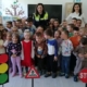 Lecție de educație rutieră la grădiniță