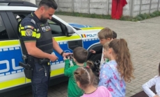 Copii la întâlnire cu polițiștii, la Lăpușel