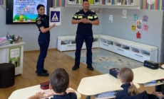 Lecții de la polițiști pentru copii la Sighet