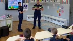 Lecții de la polițiști pentru copii la Sighet