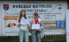 Două eleve de la Școala Gimnazială Cupșeni, premiate la Muzeul Satului din Baia Mare pentru rezultatele deosebite obținute la Concursul Județean Interdisciplinar „Comuniada”