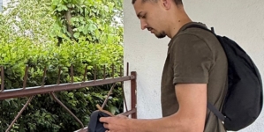 Elev jandarm aflat în practică la IJJ Maramureș, exemplu de spirit civic