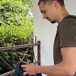 Elev jandarm aflat în practică la IJJ Maramureș, exemplu de spirit civic