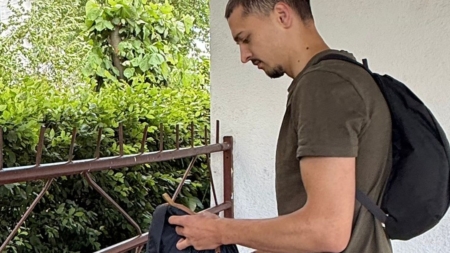 Elev jandarm aflat în practică la IJJ Maramureș, exemplu de spirit civic