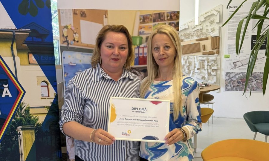 Liceul Teoretic „Ioan Buteanu” din Șomcuta Mare, certificat ca Școală a Încrederii în cadrul conferinței derulate la București