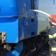 Incendiu în locomotiva unui tren de călători în Ulmeni