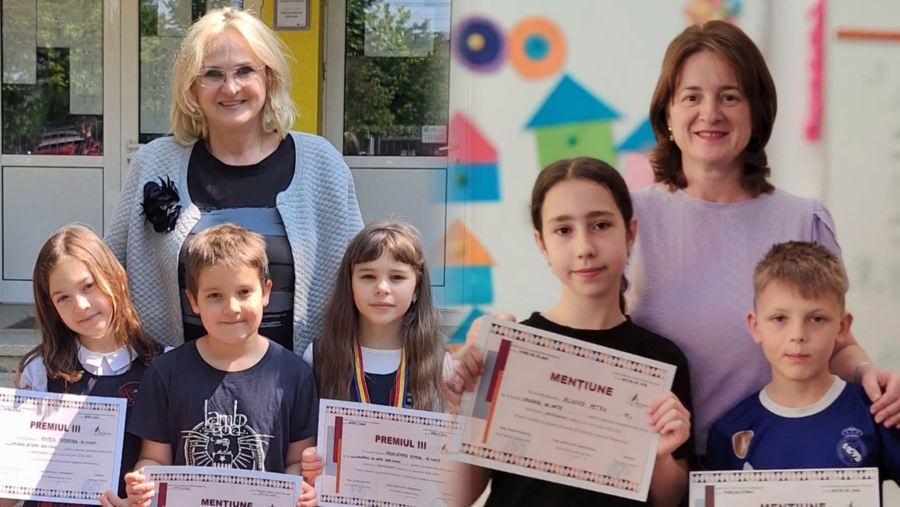 Școlari de la Colegiul de Arte din Baia Mare, premiați în cadrul Concursului Județean „Matemagic”
