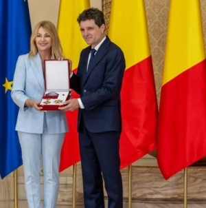 Nadia a primit cea mai înaltă distincție acordată de statul român unei personalități sportive