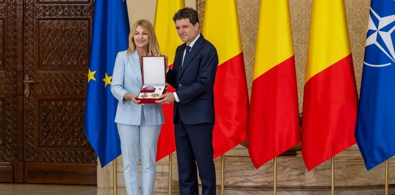 Nadia a primit cea mai înaltă distincție acordată de statul român unei personalități sportive