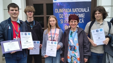 Patru elevi băimăreni s-au întors cu rezultate deosebite obținute la Olimpiada Națională de Astronomie și Astrofizică