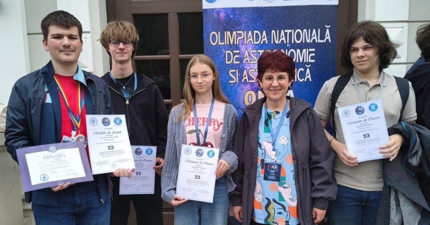 Patru elevi băimăreni s-au întors cu rezultate deosebite obținute la Olimpiada Națională de Astronomie și Astrofizică