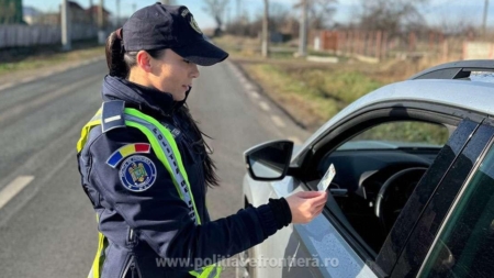 Maramureșean prins de polițiștii de frontieră conducând fără permis