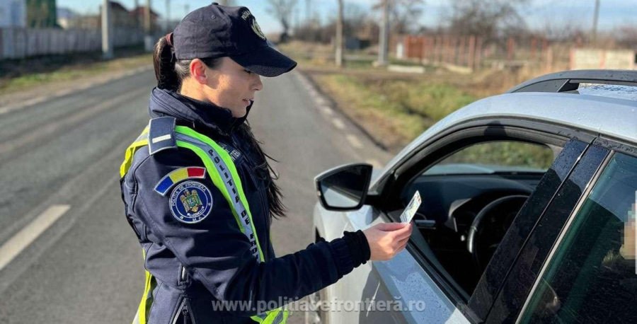 Maramureșean prins de polițiștii de frontieră conducând fără permis