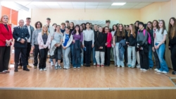 Profesia de polițist, promovată în rândul liceenilor de la Colegiul „Mihai Eminescu”