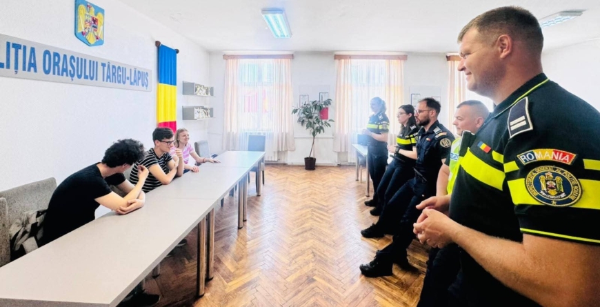 Polițiștii din Târgu Lăpuș, alături de tinerii cu nevoi speciale