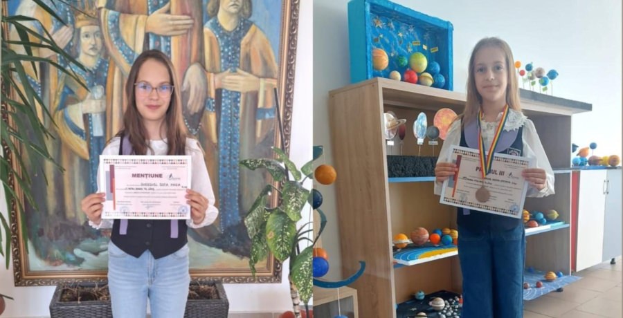 Rezultate deosebite pentru două eleve de la Liceul Teoretic „Petru Rareș” Târgu Lăpuș, în cadrul concursului județean „Magia Cuvintelor”
