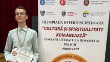 Elevul David Cheța de la Școala Gimnazială „Vasile Alecsandri” Baia Mare, distins cu Premiul Special la etapa națională a Olimpiadei Interdisciplinare „Cultură și Spiritualitate românească”